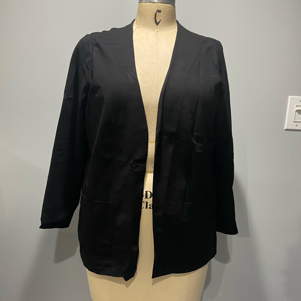 Calvin Klein Women's Plus Size Ponte Blazer Size 18W